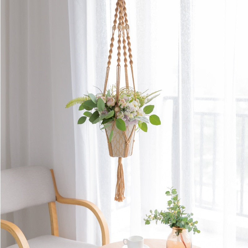 Handmade Macrame Plant Hanger – Elegance and Functionality for Your Space