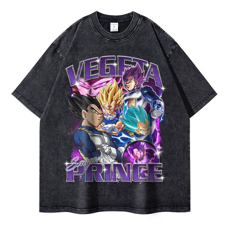 Oversized Vegeta T-Shirt – A Must-Have for Dragon Ball Anime Fans