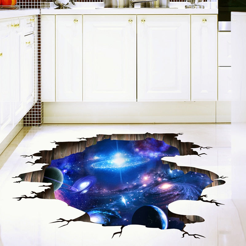 Universe Galaxy Large 3D Wall Stickers - Bring the Wonders of Space into Your Home!