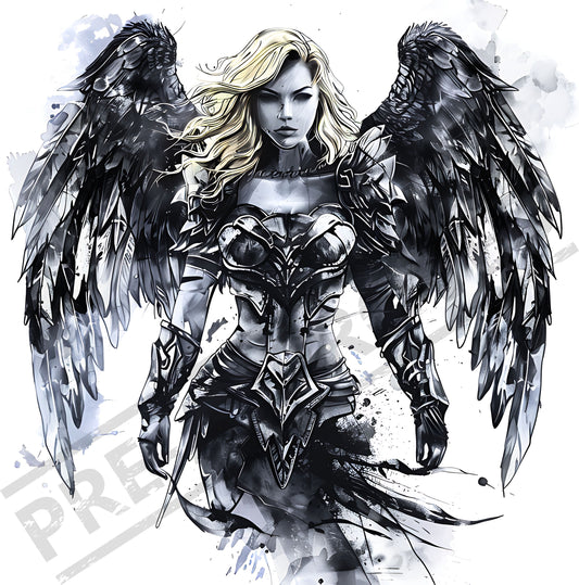 Valkyrie Tattoo Design [ Digital Download ] Norse Art