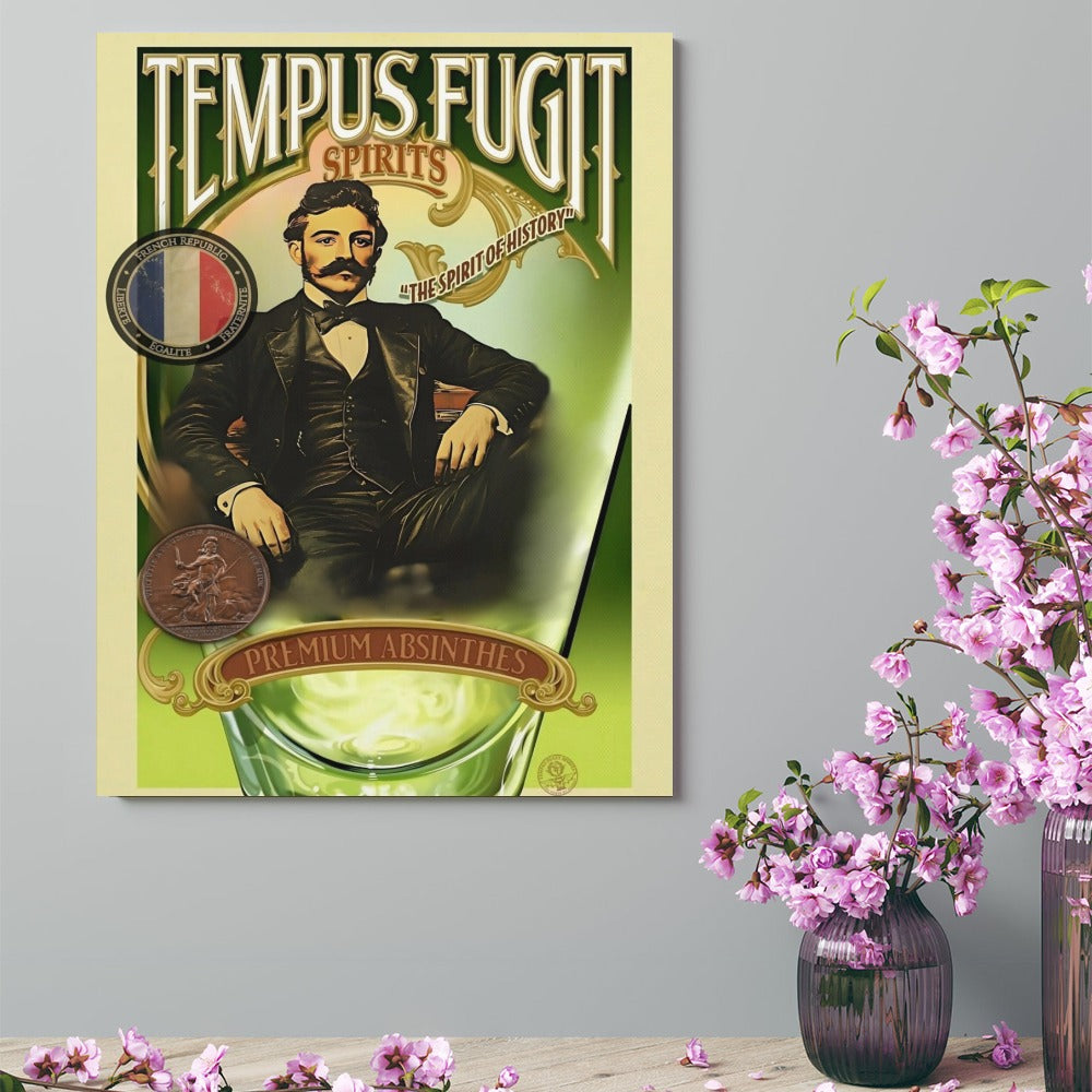 Vintage Absinthe Advertising Canvas Print (18x24)