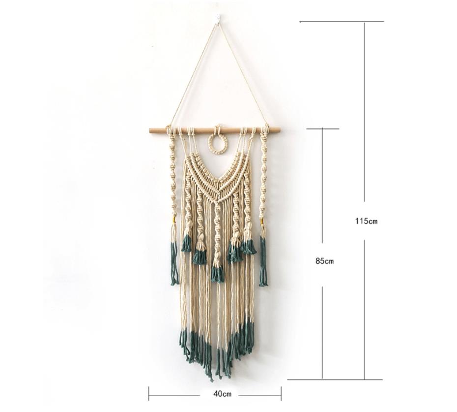 Large Macrame Dream Catcher Wall Hanging – Neutral Boho Elegance