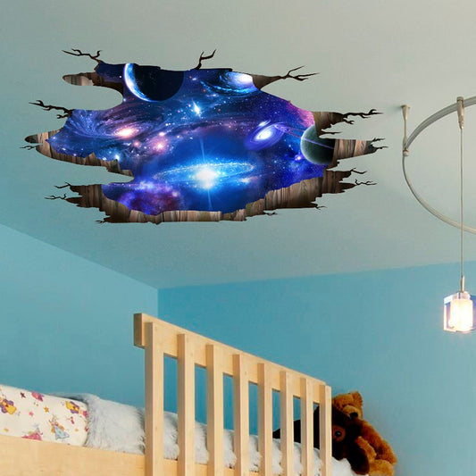 Universe Galaxy Large 3D Wall Stickers - Bring the Wonders of Space into Your Home!