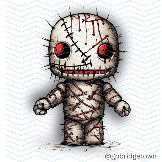 Voodoo Doll Tattoo Design [ Digital Download ]