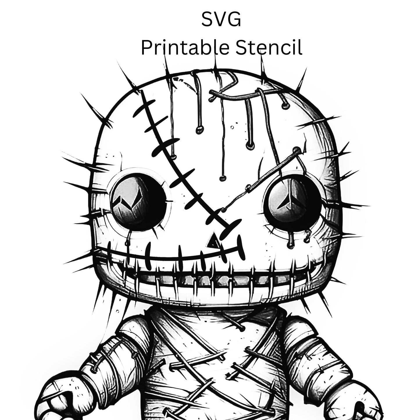 Voodoo Doll Tattoo Design [ Digital Download ]