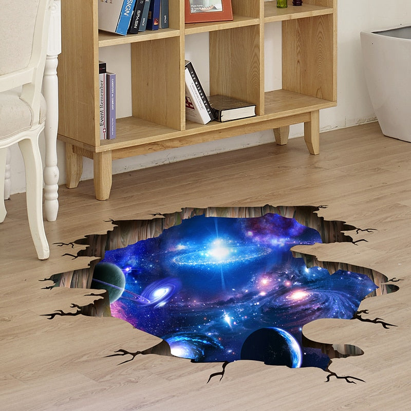 Universe Galaxy Large 3D Wall Stickers - Bring the Wonders of Space into Your Home!