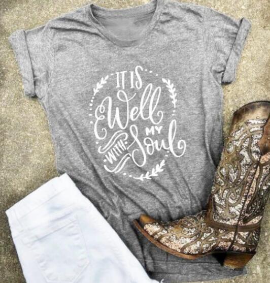 It Is Well With My Soul Short Sleeve Women's T-Shirt