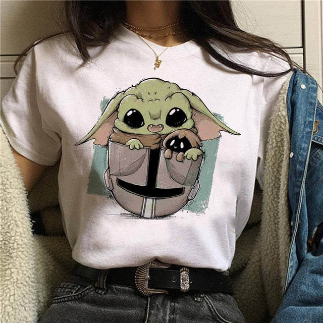 Baby Yoda Mandalorian T-Shirt – A Must-Have for Star Wars Fans