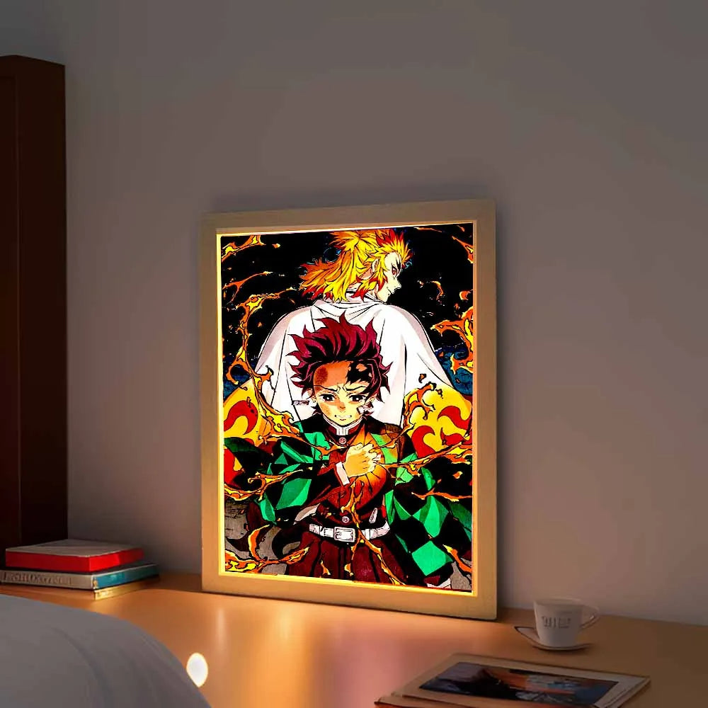 Anime Creative LED Light Painting – 20 Different Pictures- Illuminate Your Space with Style and Art