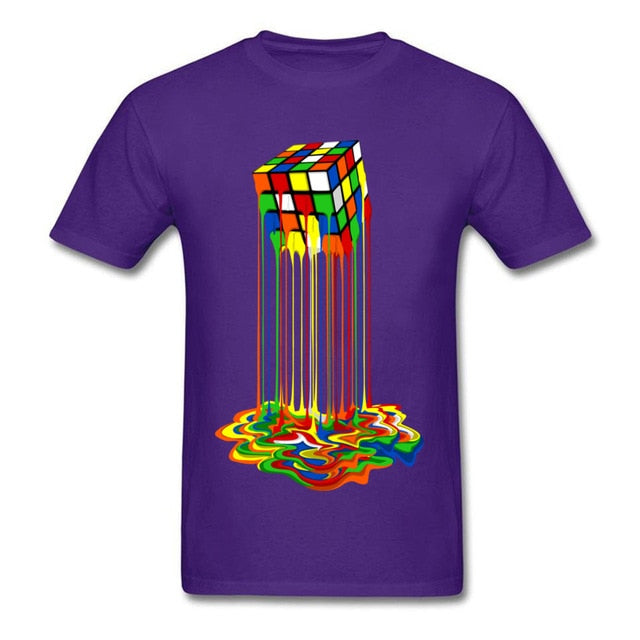 Melting Rubik's Cube Unisex T-Shirt – Bold, Funny, and Uniquely You