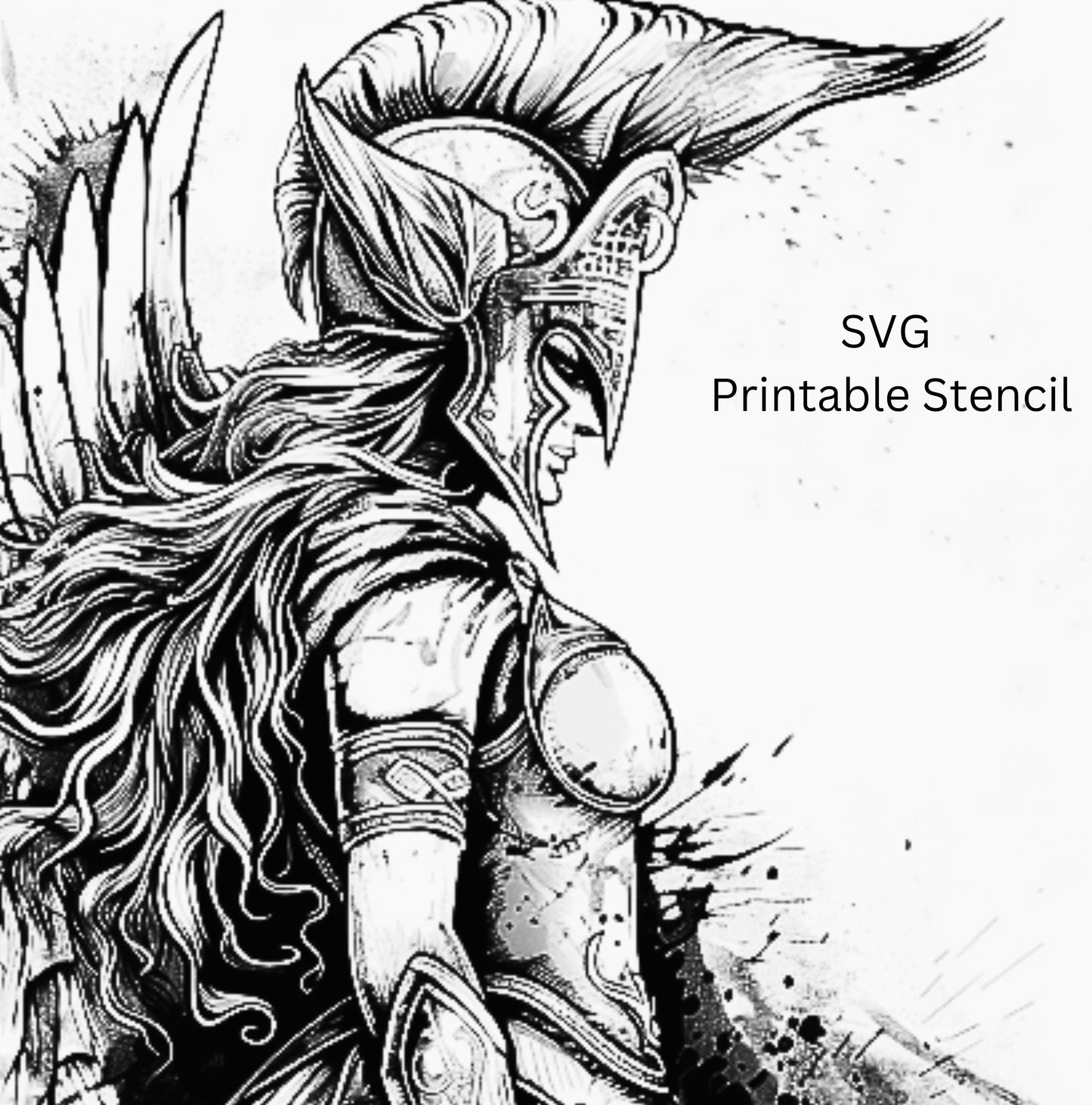 Valkyrie Tattoo Design [ Digital Download ] Norse Art