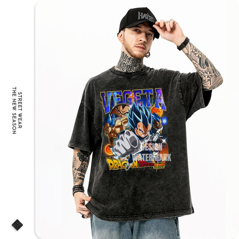 Oversized Vegeta T-Shirt – A Must-Have for Dragon Ball Anime Fans