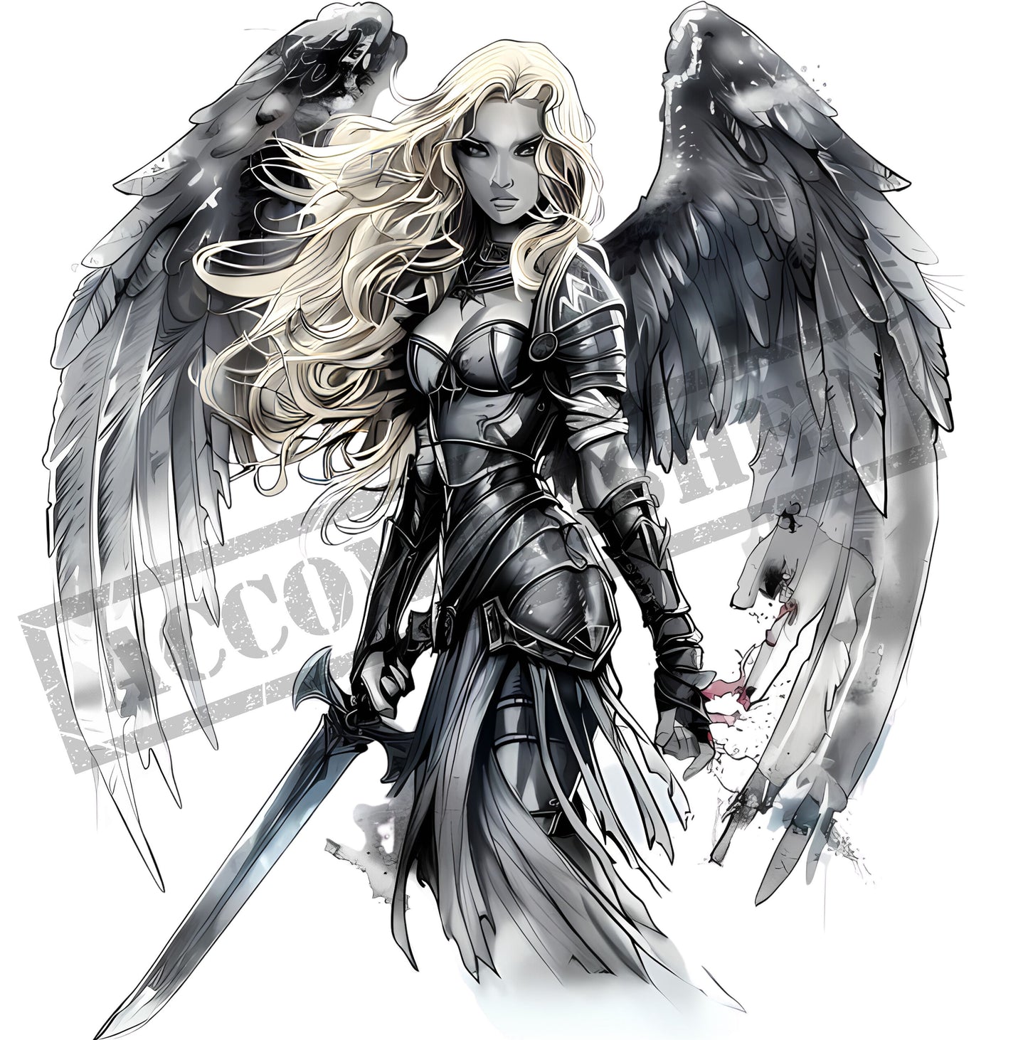 Valkyrie Tattoo Design [ Digital Download ] Norse Art