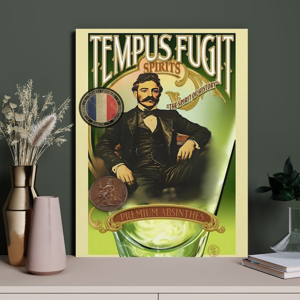 Vintage Absinthe Advertising Canvas Print (18x24)