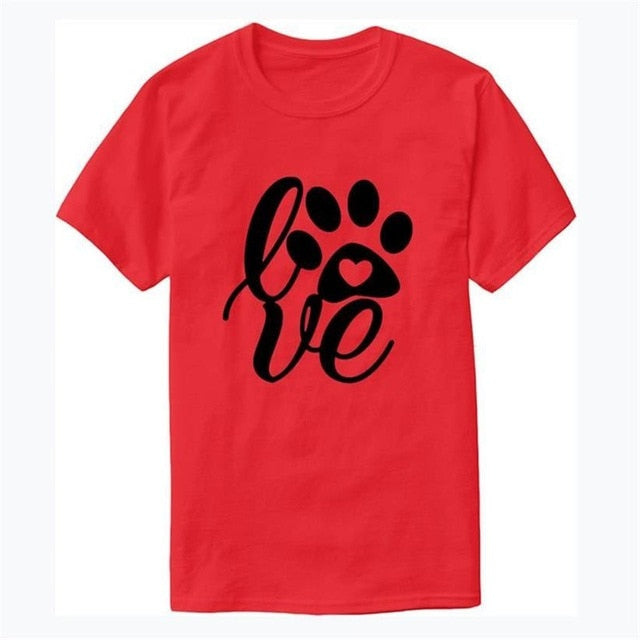 Love Paw Women's Funny Graphic T-Shirt