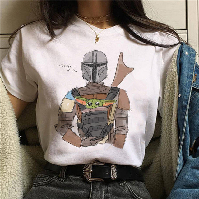 Baby Yoda Mandalorian T-Shirt – A Must-Have for Star Wars Fans