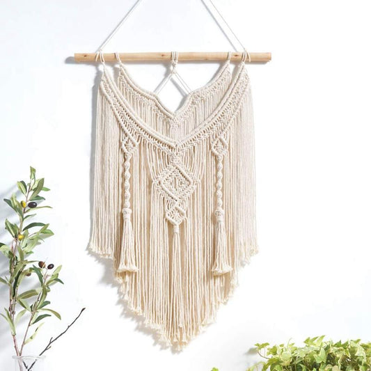 Natural Macrame on Wood – Handcrafted Beauty for Every Space