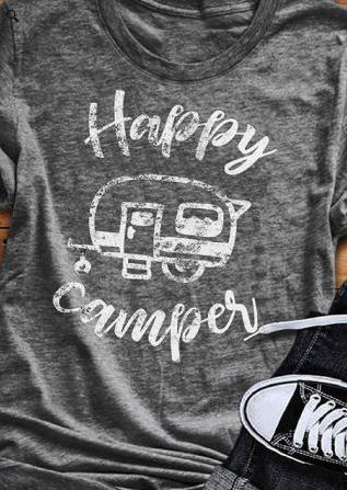 Happy Camping Women's T-Shirt – Adventure-Ready Style