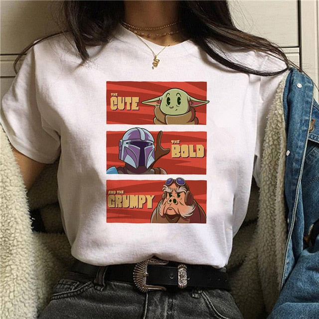 Baby Yoda Mandalorian T-Shirt – A Must-Have for Star Wars Fans