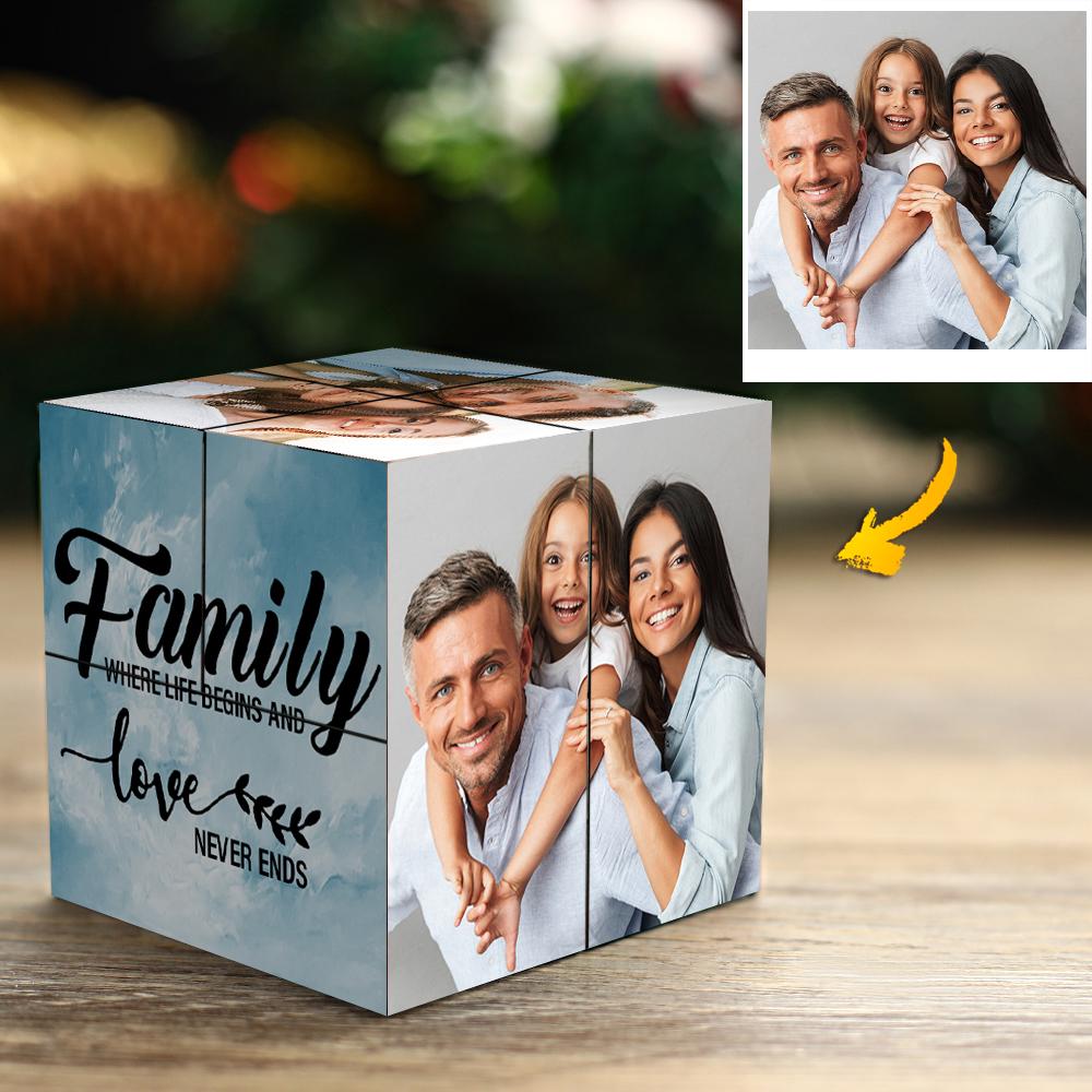 Custom Photo Magic Cube – Turn Memories into Art