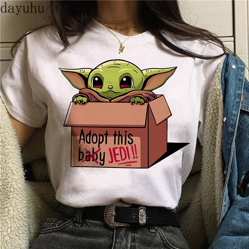 Baby Yoda Mandalorian T-Shirt – A Must-Have for Star Wars Fans