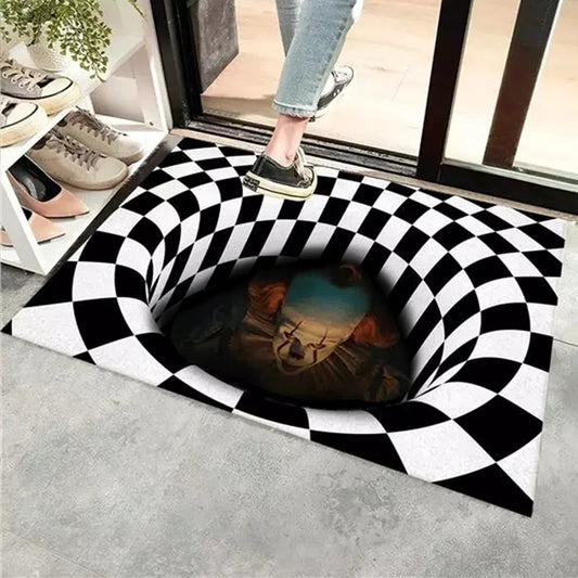 Pennywise Vortex Illusion Doormat – Stunning 3D Design with Practical Functionality