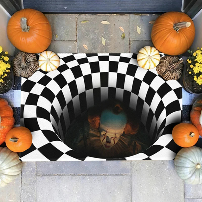 Pennywise Vortex Illusion Doormat – Stunning 3D Design with Practical Functionality