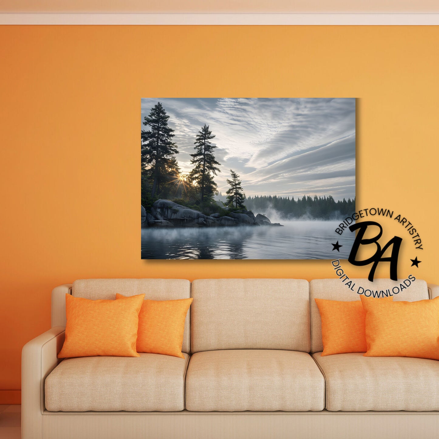 Lake Scene Photo Art {Digital Download}