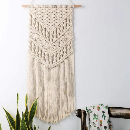 Macrame Handwoven Wall Hanging – Boho Chic Elegance for Your Space