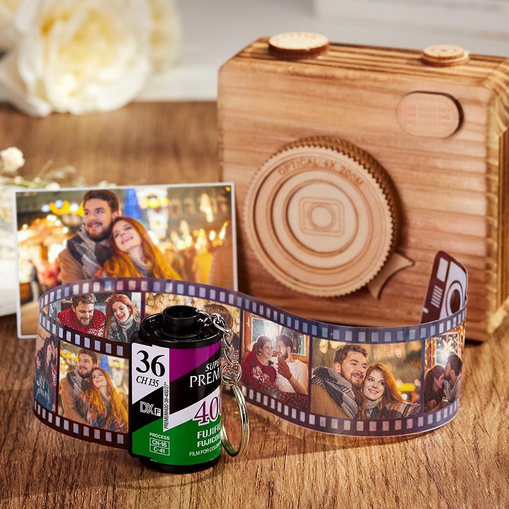 Custom Camera Roll Keychain Multiphoto Film Roll Keychain