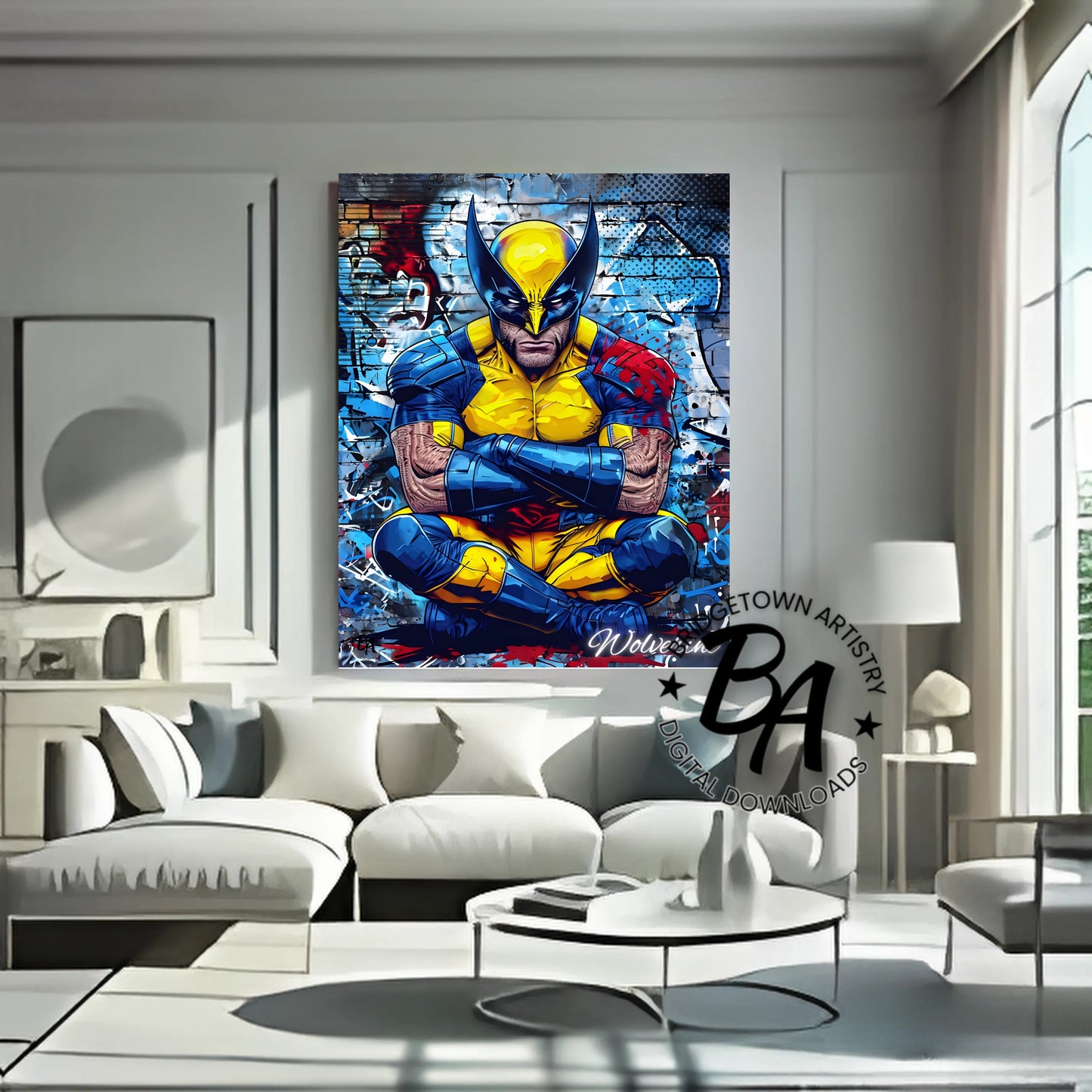 Wolverine Graffiti Street Wall Art {Digital Download} Fan Art