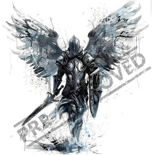 Archangel Tattoo Design [ Digital Download ] Religious