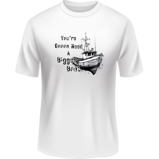 You're Gonna Need a Bigger Boat Unisex T-Shirt – A Jaws-Inspired Classic!