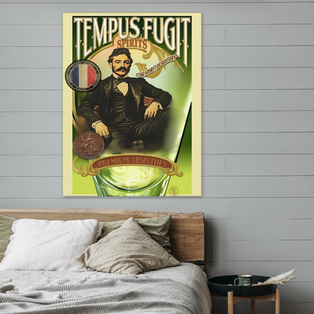 Vintage Absinthe Advertising Canvas Print (18x24)