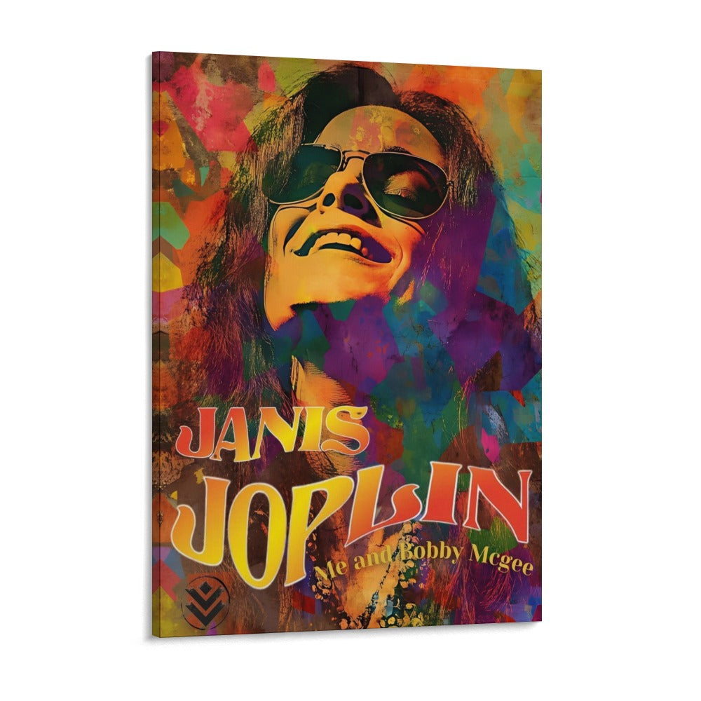 Janis Joplin Framed Canvas (18x24)