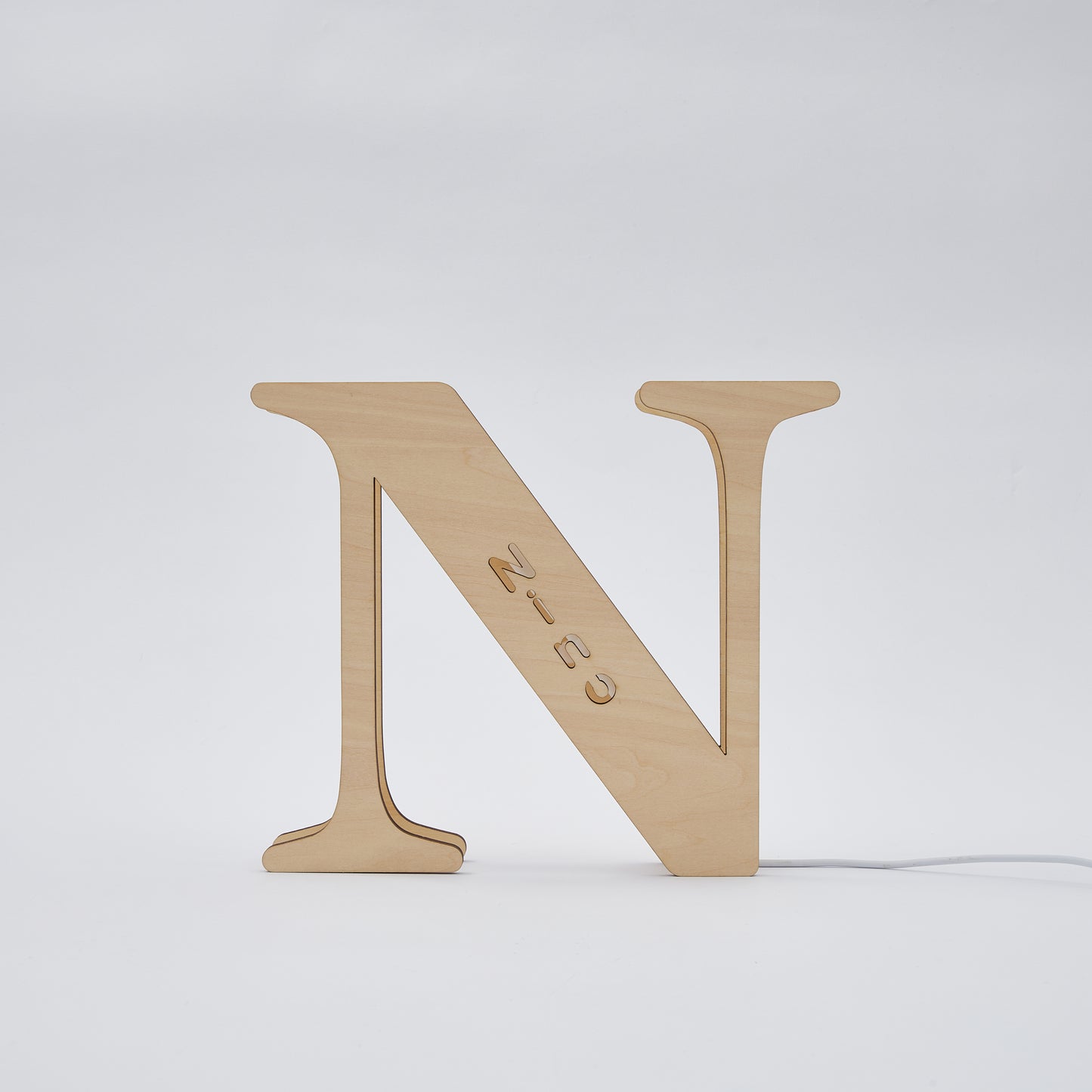 Personalized Wooden Letter Lamp – A Unique Night Light for Any Name