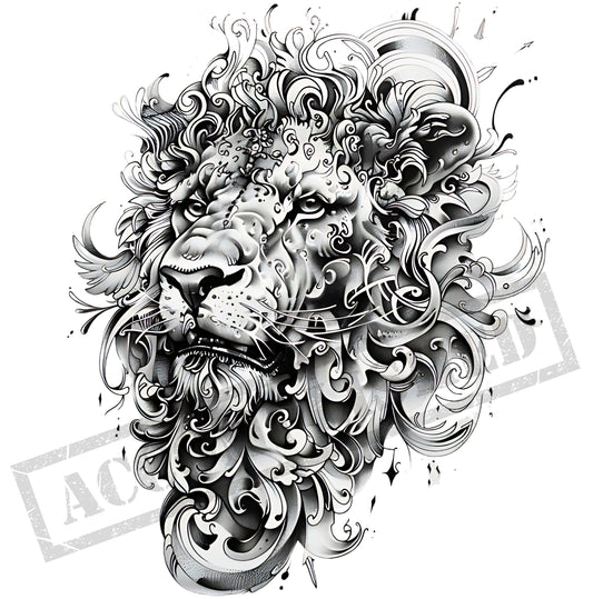 Lion Tattoo Design [ Digital Download ] - Bridgetown Artistry