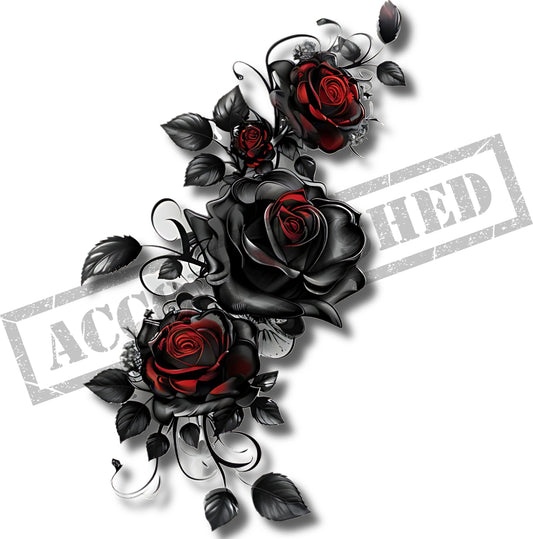 Roses 3D Tattoo Design [ Digital Download ]