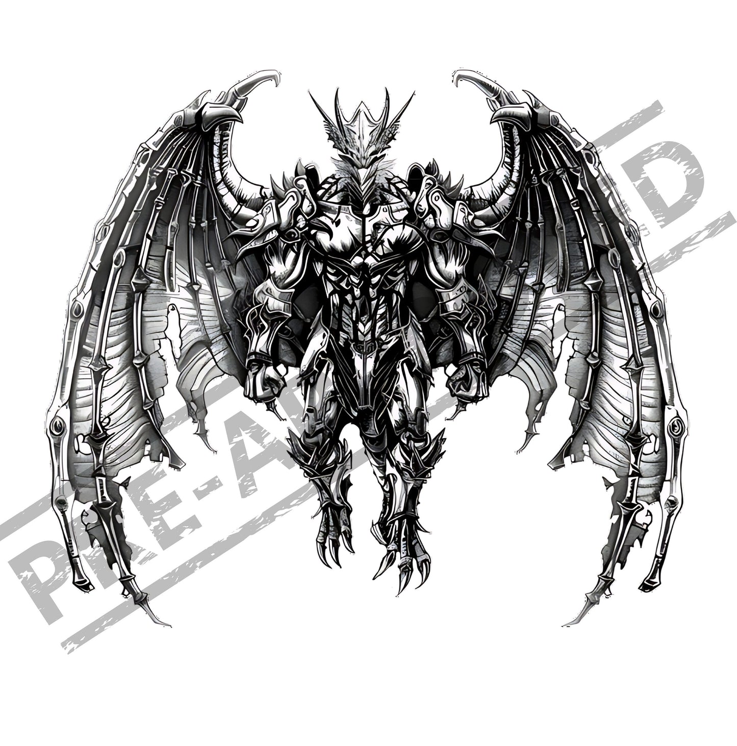 Demon Tattoo Design [ Digital Download ] - Bridgetown Artistry