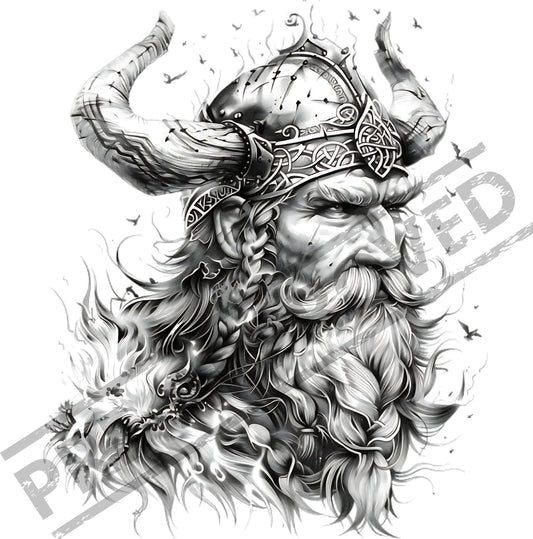 Viking Tattoo Design [ Digital Download ]