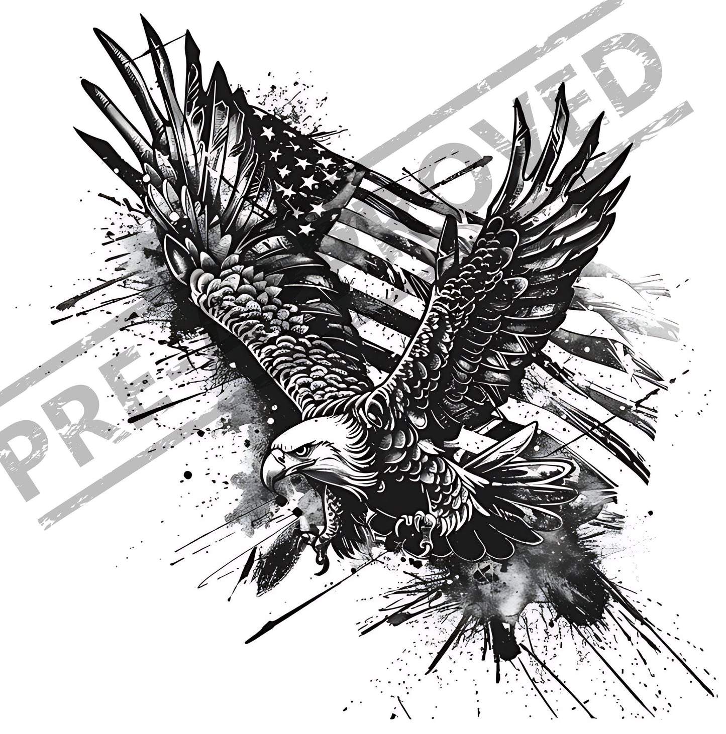 Eagle Tattoo Design [ Digital Download ] - Bridgetown Artistry