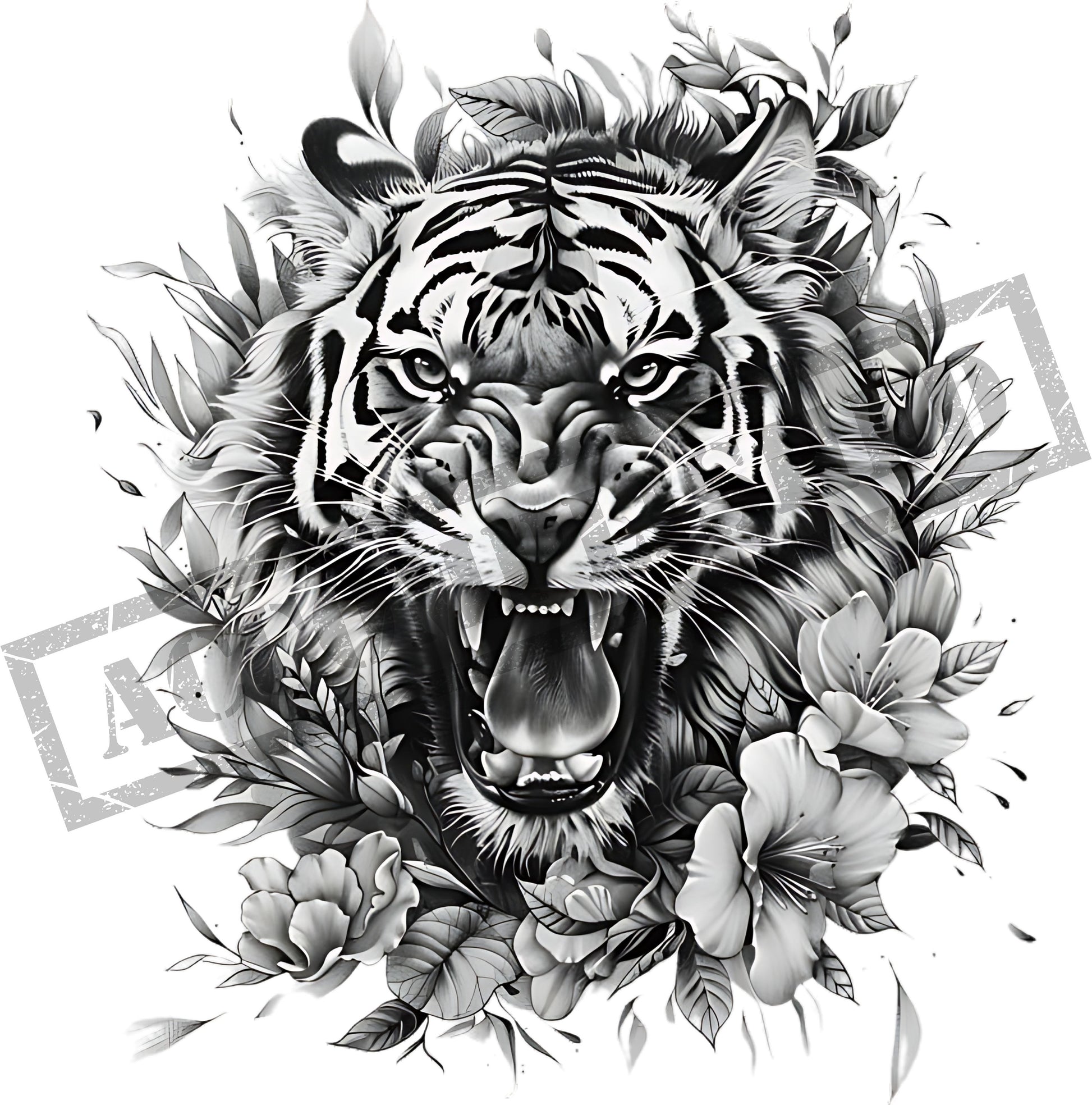 Tiger Tattoo Design [ Digital Download ] - Bridgetown Artistry