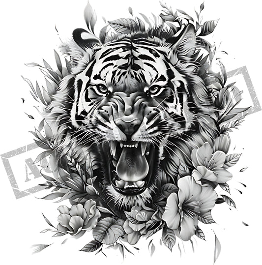 Tiger Tattoo Design [ Digital Download ] - Bridgetown Artistry