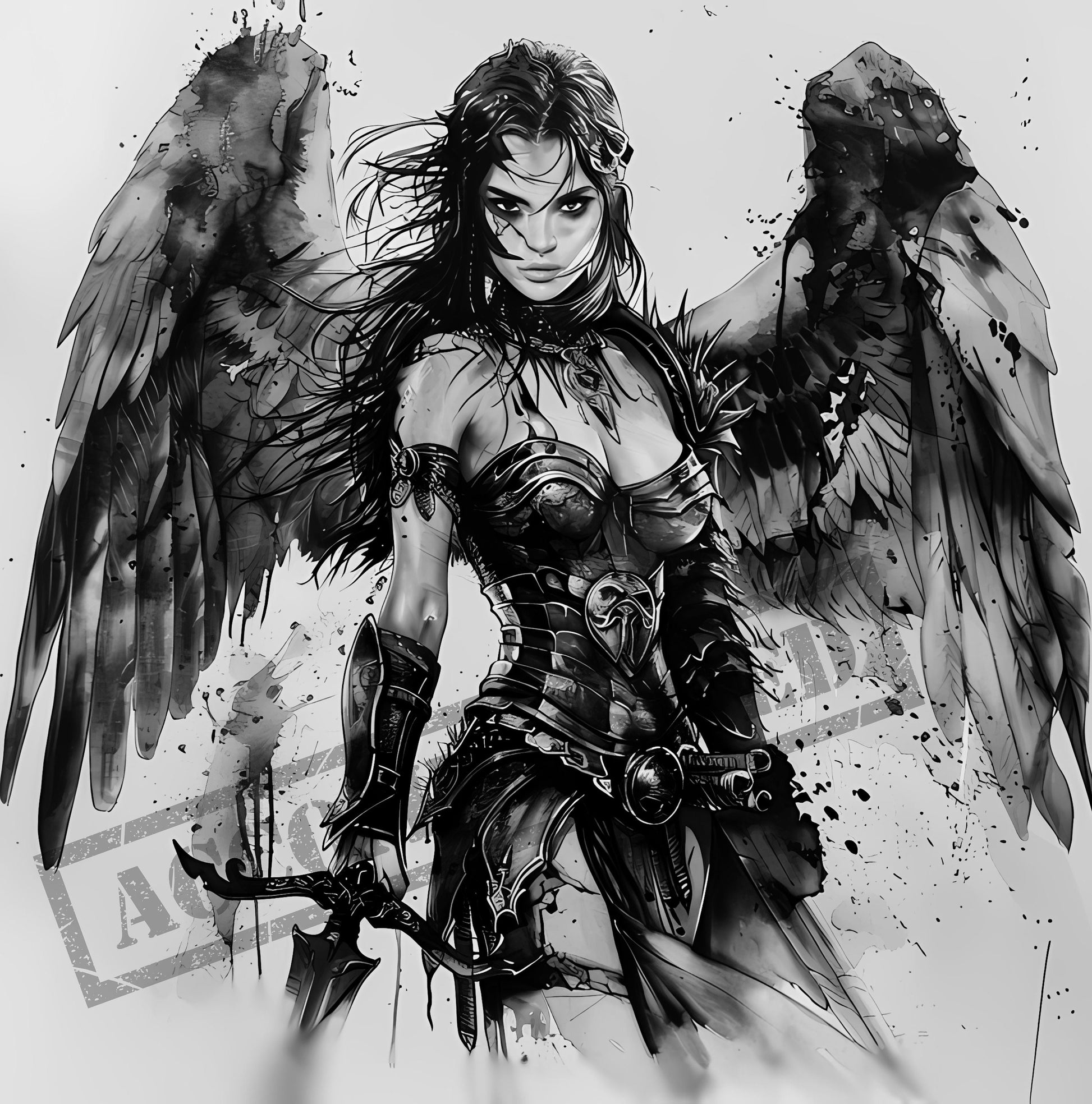 Valkyrie Tattoo Design [ Digital Download ] - Bridgetown Artistry