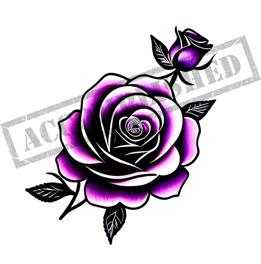 Rose Neo-Traditional Tattoo Design [ Digital Download ] - Bridgetown Artistry