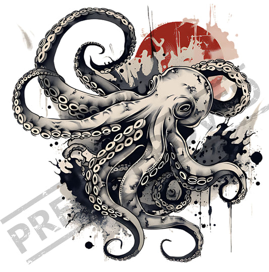 Octopus Tattoo Design [ Digital Download ] - Bridgetown Artistry