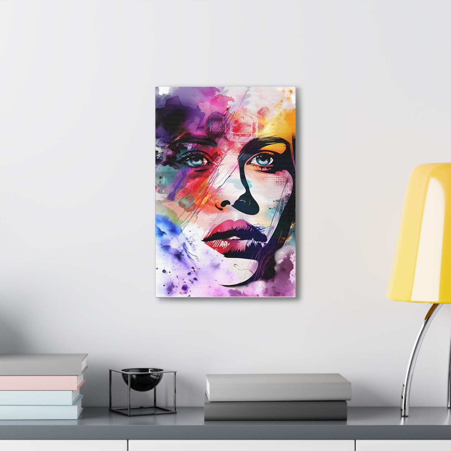 Abstract Woman Canvas Wall Art [ Digital Download ]