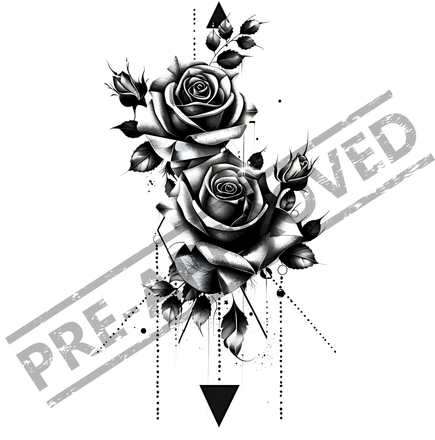 Roses Tattoo Design [ Digital Download ]