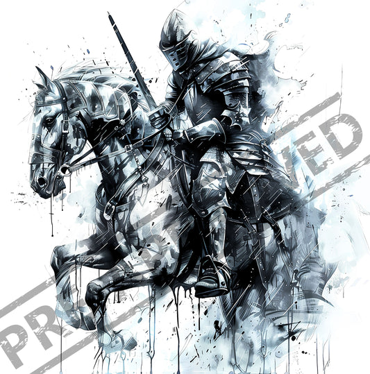 Knight Tattoo Design [ Digital Download ] - Bridgetown Artistry