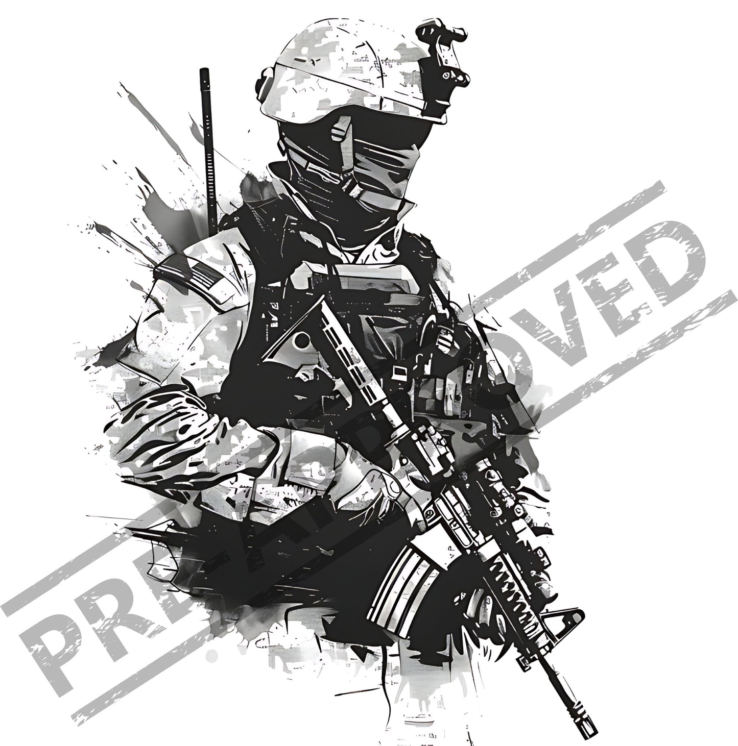 Soldier Tattoo Designs [ Digital Download ] - Bridgetown Artistry